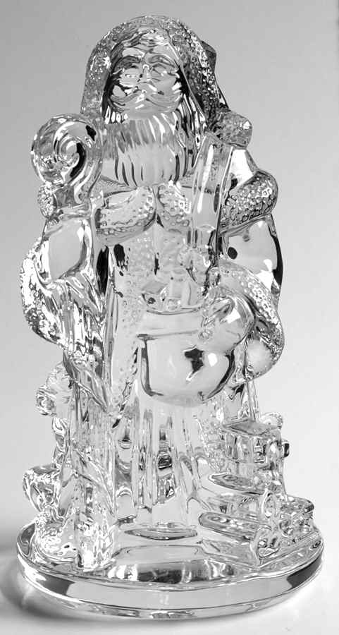 Santa Claus-Figurine 7th Edition Santa-With Staff - Boxed by Waterford Crystal-1