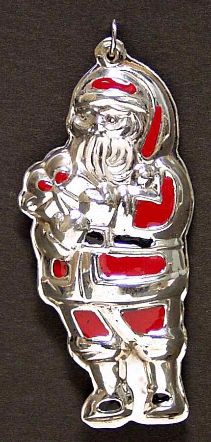 Memories-Enameled Santa - Boxed by Wallace Silver-1