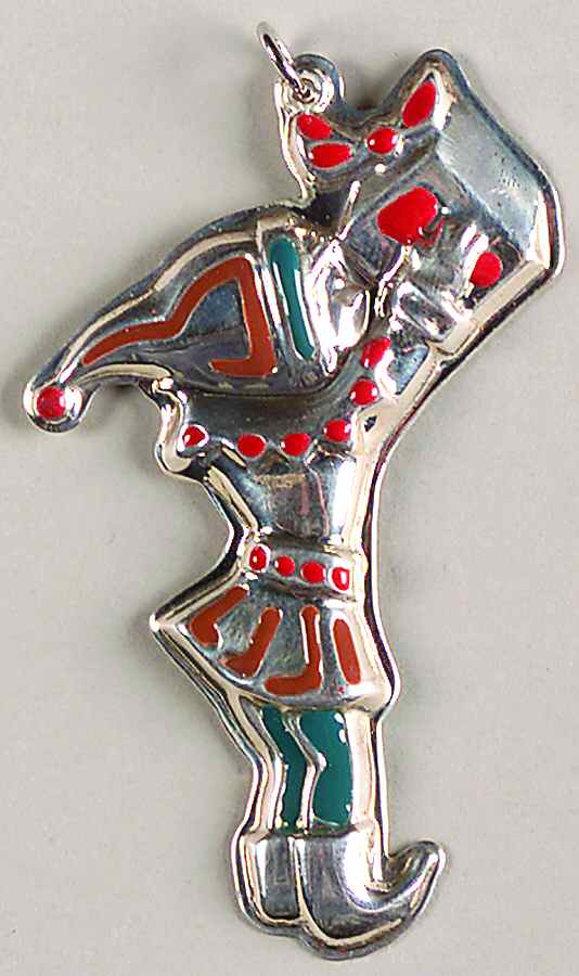 Memories-Enameled Elf - With Box by Wallace Silver-1