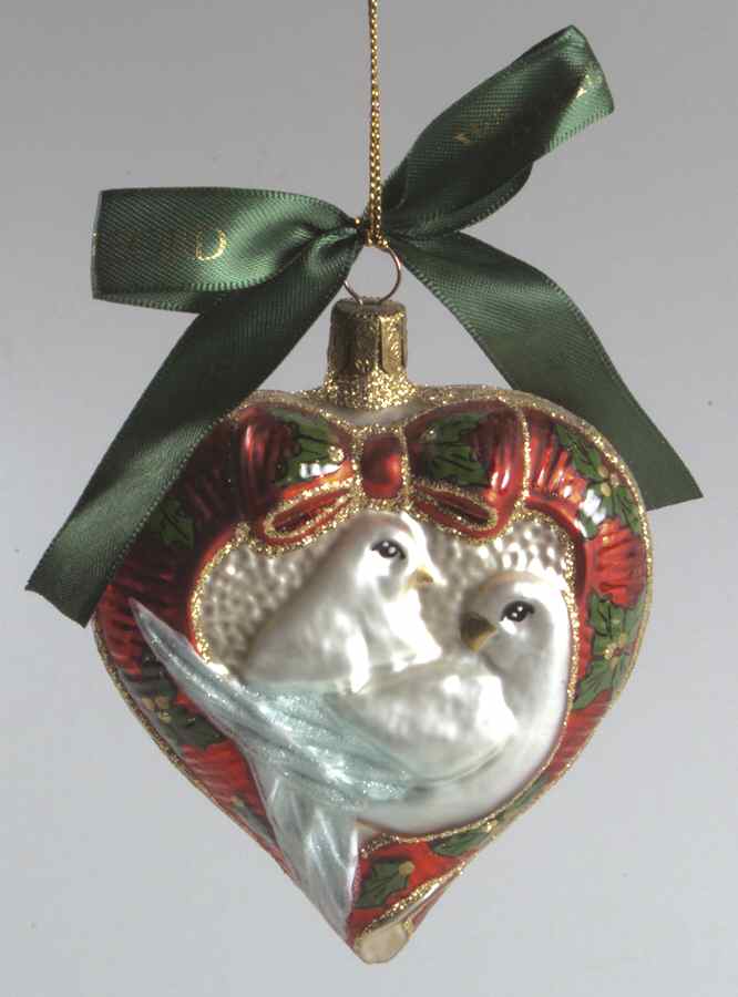 Twelve Days of Christmas-Holiday Heirlooms Two Turtledoves - Boxed by Waterford Crystal-1