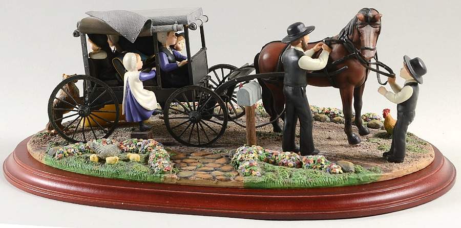 Amish Heritage Communion Service - No Box by Willitts Galleries-1