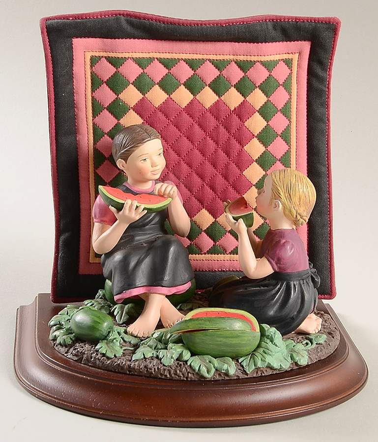 Amish Heritage Best Friends-Ruth And Eileen - No Box by Willitts Galleries-1
