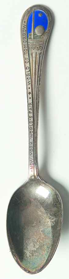 New York Worlds Fair 1939 New York Worlds Fair Spoon - No Box by Wallace Silver-1