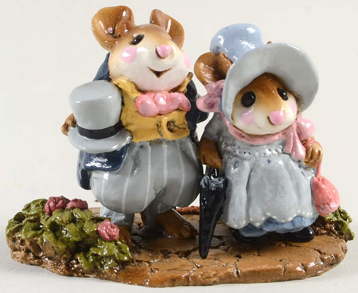 Mice Lord & Lady Mousebatten - No Box by Wee Forest Folk-1