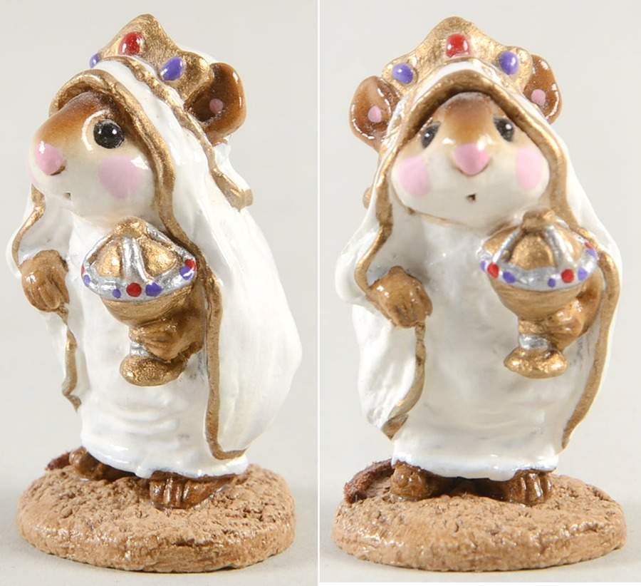 Mice Wiseman In Robe - Boxed by Wee Forest Folk-1
