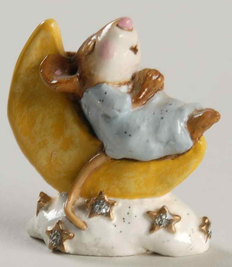 Mice Heavenly Slumber - Lt Blue - No Box by Wee Forest Folk-1