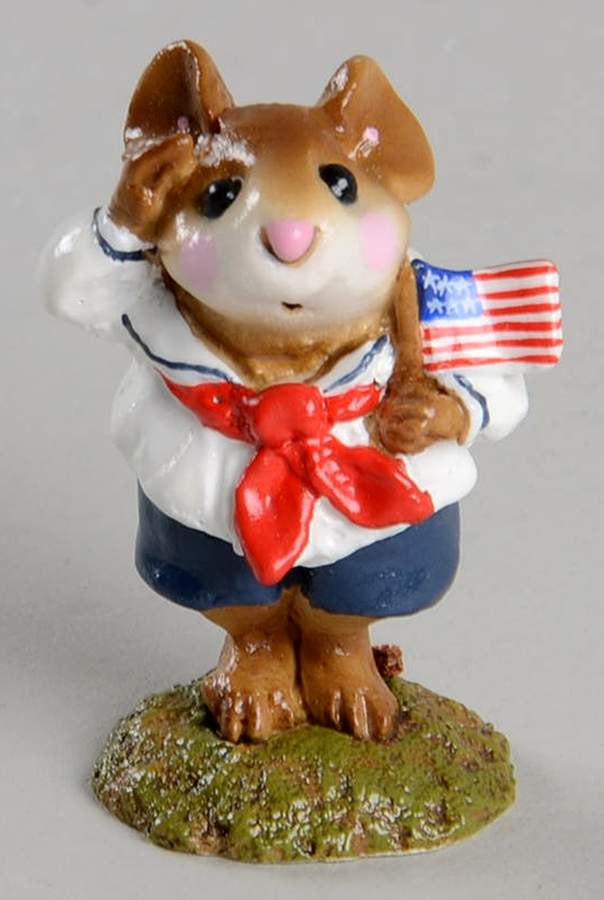 Mice Stars And Stripes - Boxed by Wee Forest Folk-1