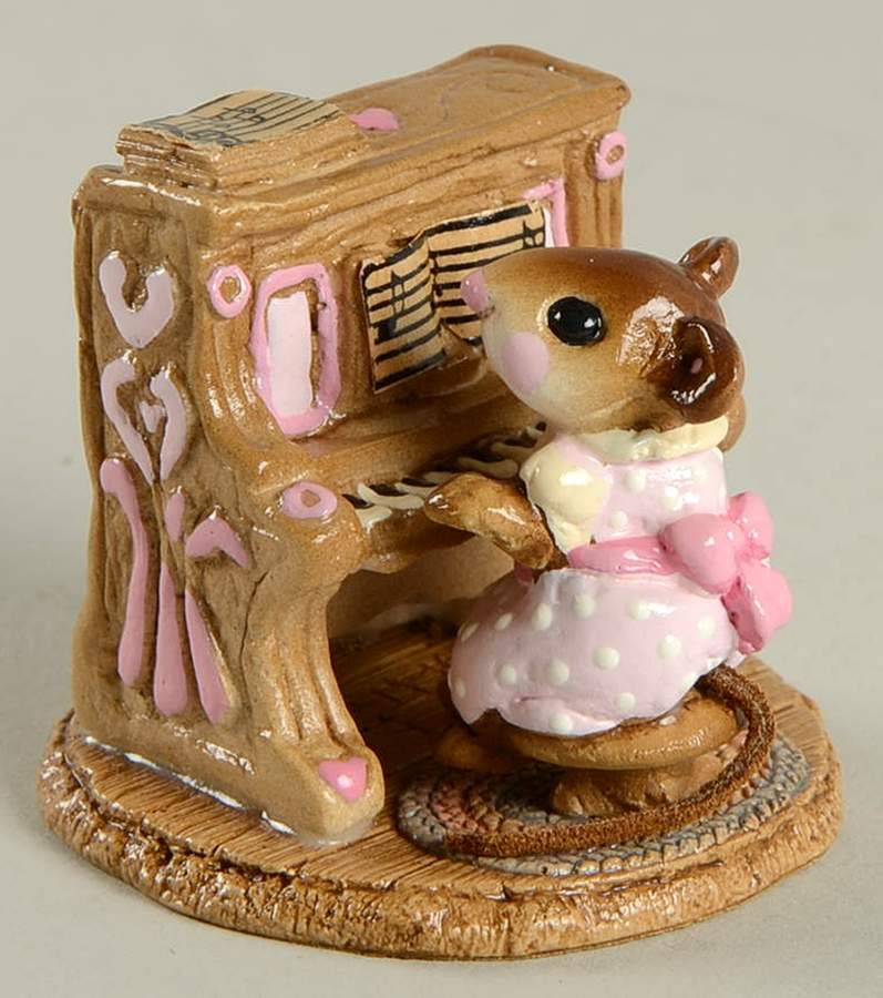 Mice Mouse Pianist - Boxed by Wee Forest Folk-1