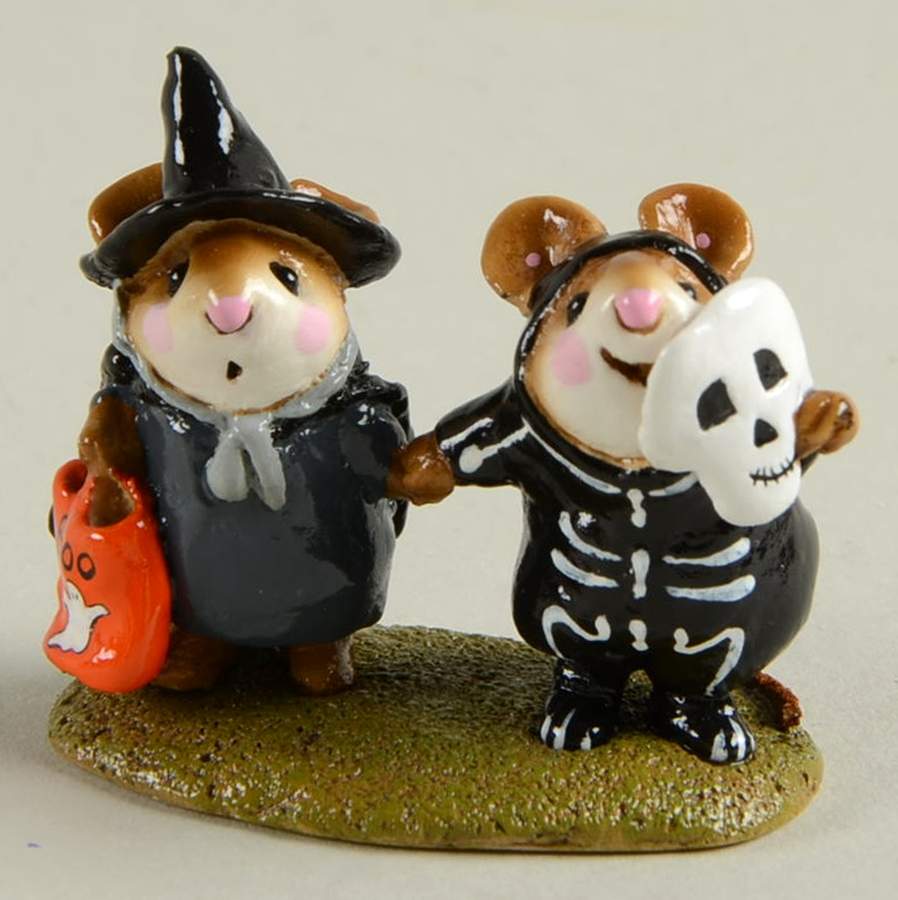 Mice Littlest Witch And Skeleton - No Box by Wee Forest Folk-1