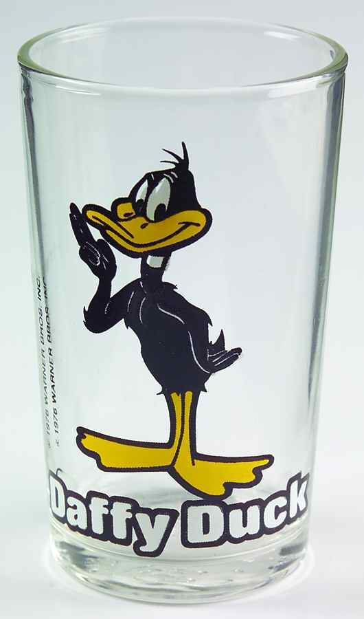 Warner Brothers Glasses 1976 Daffy Duck - No Box by Welchs-1