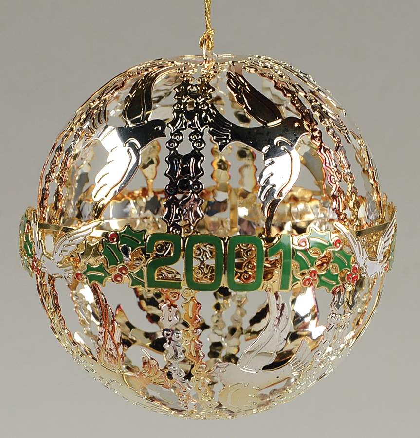 Millennium Ball Christmas Ball - Boxed by Wallace Silver-1