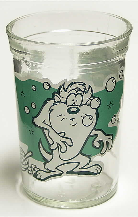Looney Toons Glasses 1994 Tazmanian Devil - No Box by Welchs-1