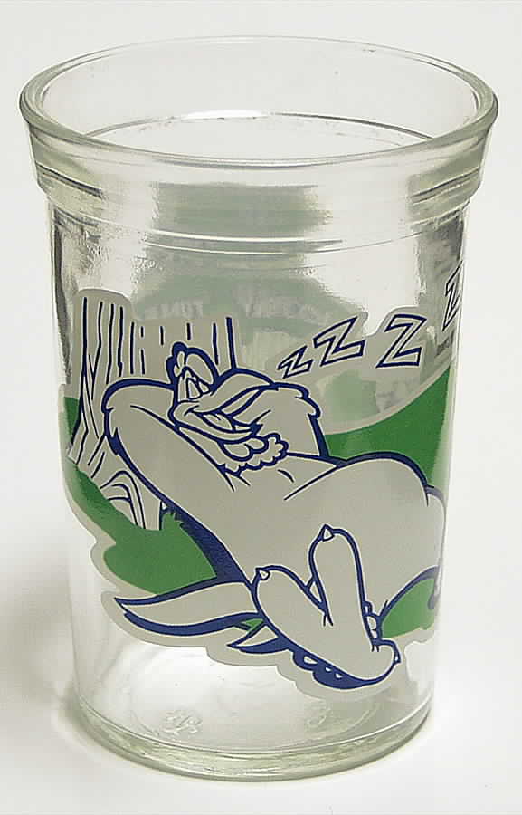 Looney Toons Glasses 1994 Foghorn Leghorn & Chicken Hawk - No Box by Welchs-1