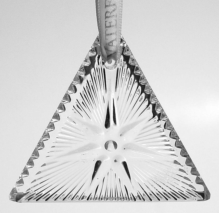 Times Square-Ornament Star Of Hope-Triangle   - Boxed by Waterford Crystal-1