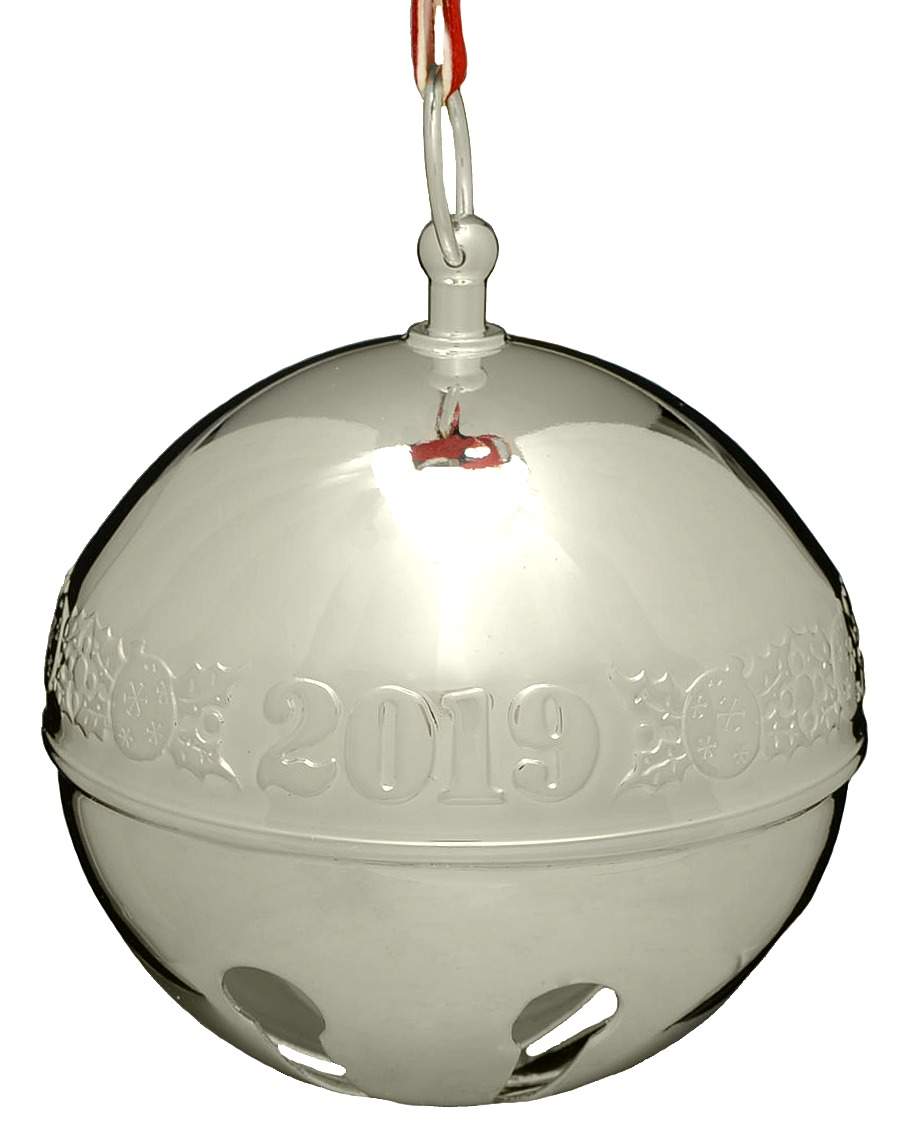 Sleigh Bell-Sterling Ornament 2019 Holly & Ornaments - Boxed by Wallace Silver-1