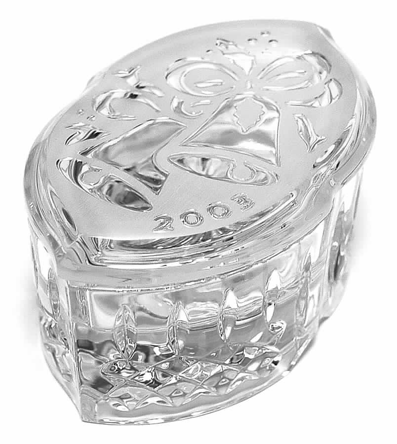 Songs of Christmas-Music Box Silver Bells - Boxed by Waterford Crystal-1