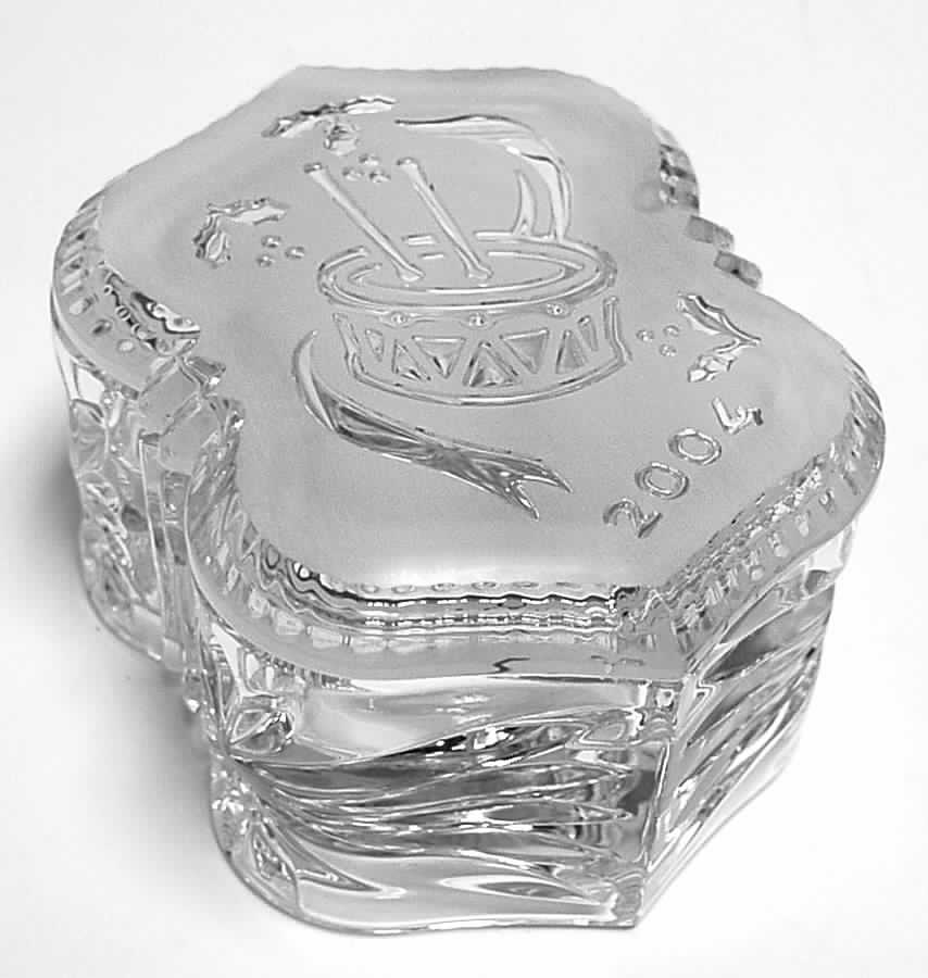 Songs of Christmas-Music Box Little Drummer Boy - Boxed by Waterford Crystal-1