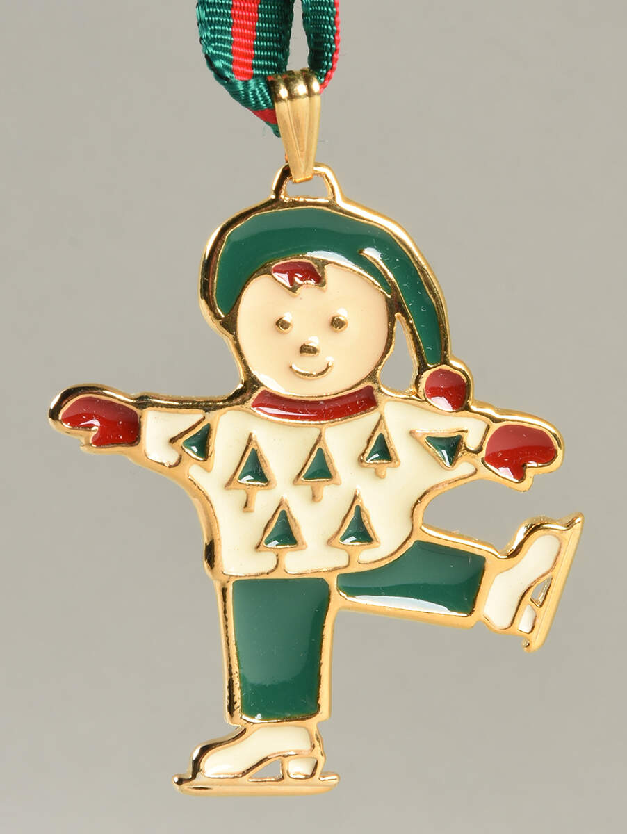 Christmas Cookie Ice Skater-Boy - Boxed by Wallace Silver-1