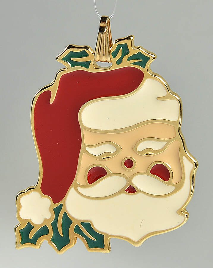 Christmas Cookie Santa Head - No Box by Wallace Silver-1