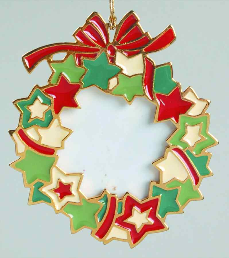 Christmas Cookie Wreath-Frame - No Box by Wallace Silver-1