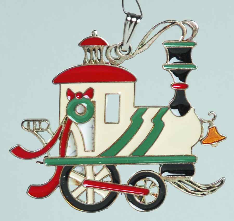 Christmas Cookie Locomotive - With Box by Wallace Silver-1