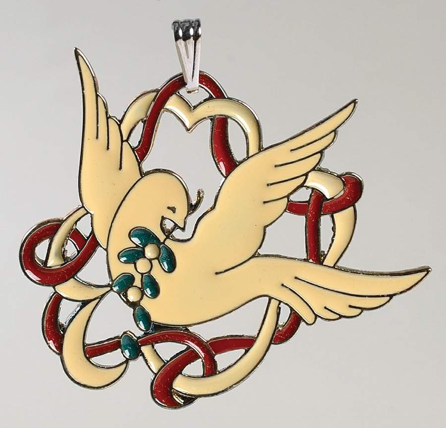 Christmas Cookie Dove - No Box by Wallace Silver-1