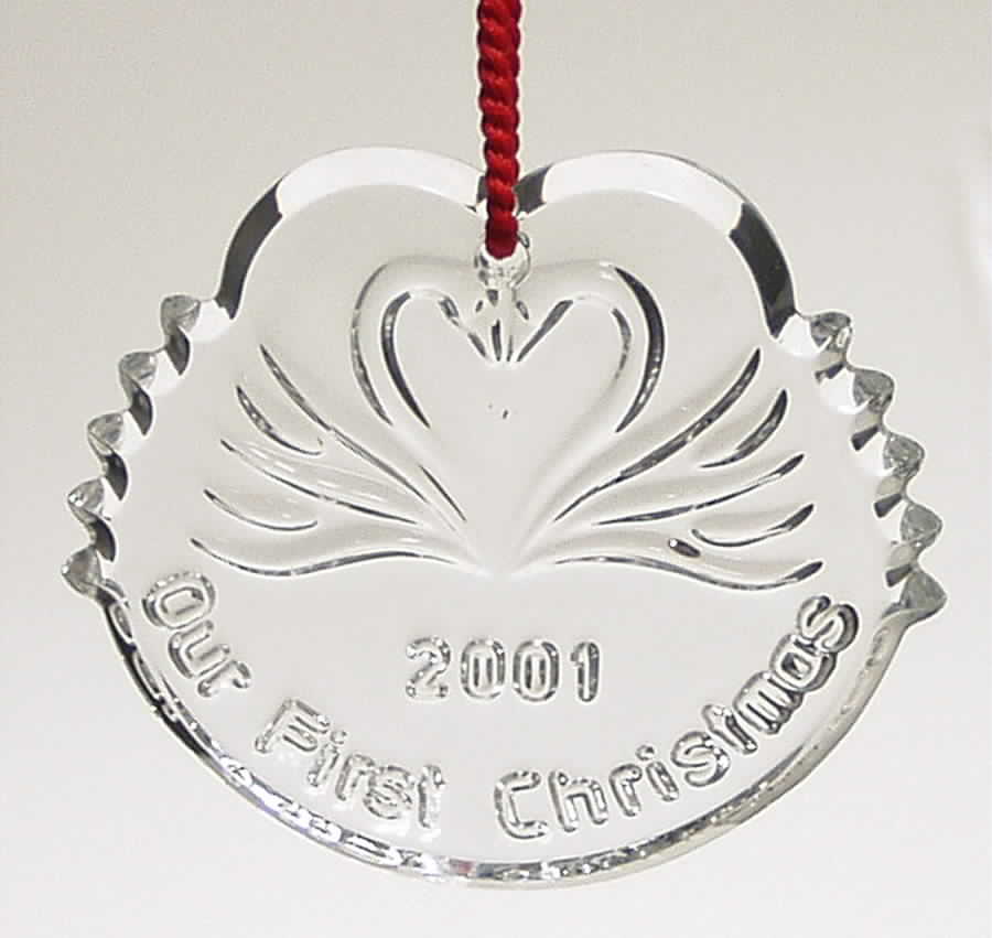 Our First Christmas Our First Christmas-Swans - Boxed by Waterford Crystal-1