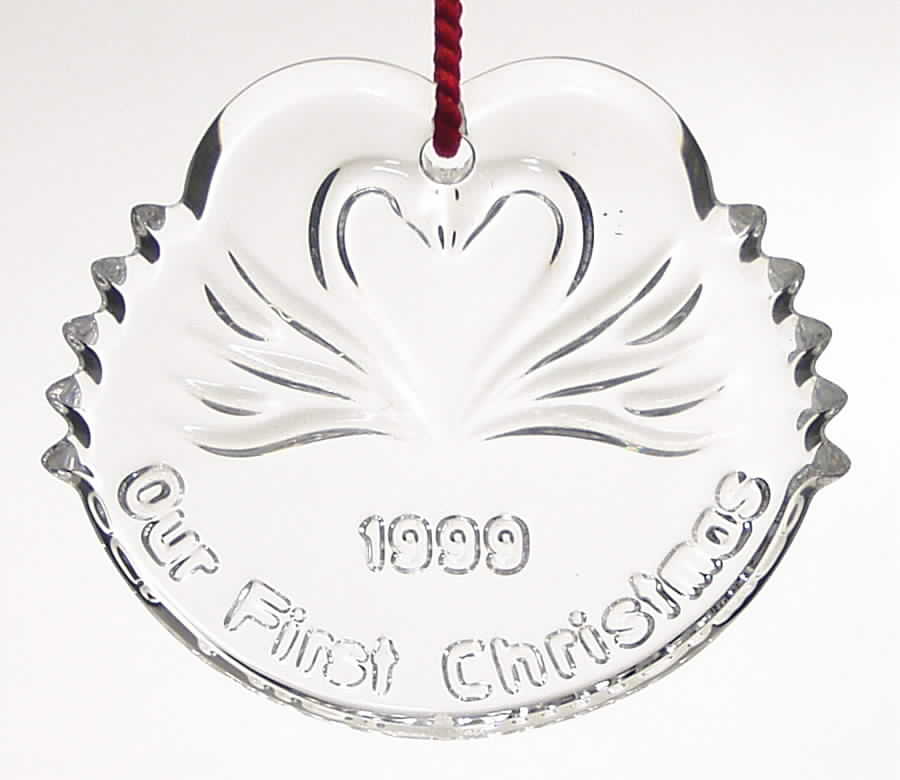 Our First Christmas Our First Christmas-Swans - Boxed by Waterford Crystal-1