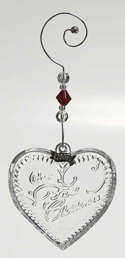 Our First Christmas Our First Christmas-Heart - With Box by Waterford Crystal-1