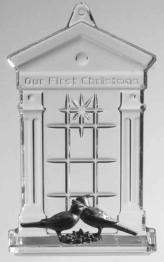 Our First Christmas Window With Doves - No Box by Waterford Crystal-1