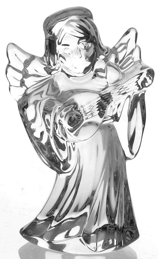 Marquis Miniature Nativity I Angel With Mandolin - No Box by Waterford Crystal-1