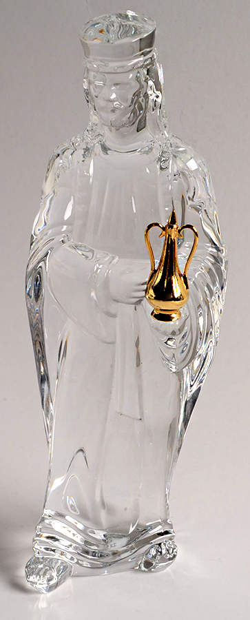 Millennium Nativity-Figurine Gaspar-King Standing - No Box by Waterford Crystal-1
