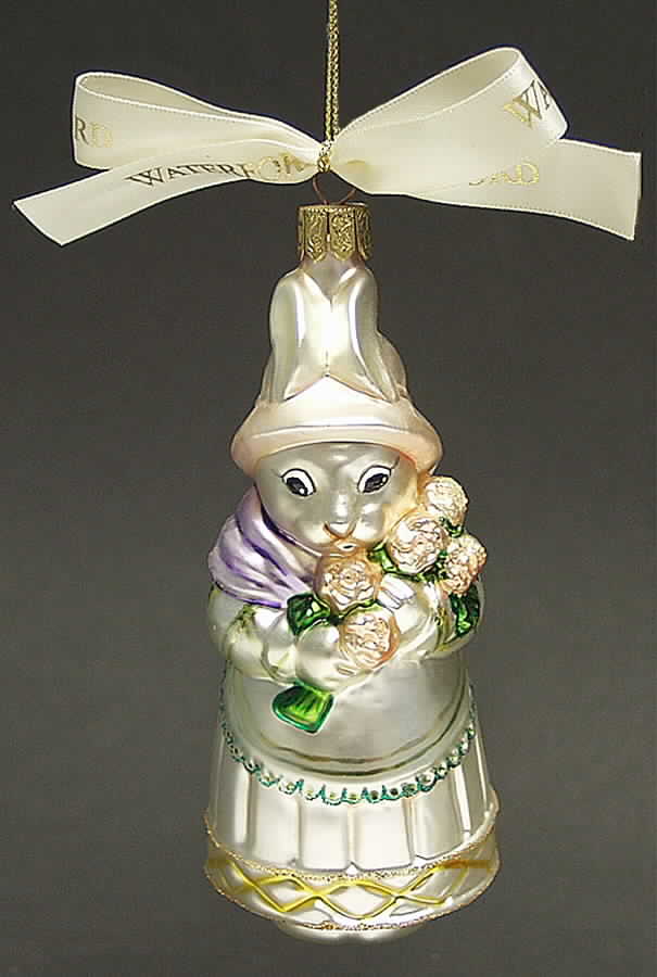 Spring Ornament Series Bunny Sweetheart - No Box by Waterford Crystal-1