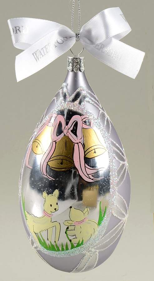 Spring Ornament Series Spring Pasture Egg-Violet - With Box by Waterford Crystal-1