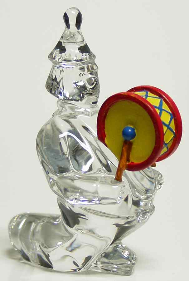 Merry Music Collection Clown With Drum - With Box by Waterford Crystal-1