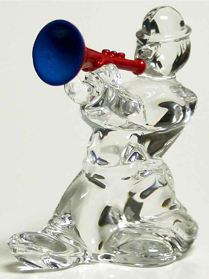 Merry Music Collection Clown With Trumpet - Boxed by Waterford Crystal-1
