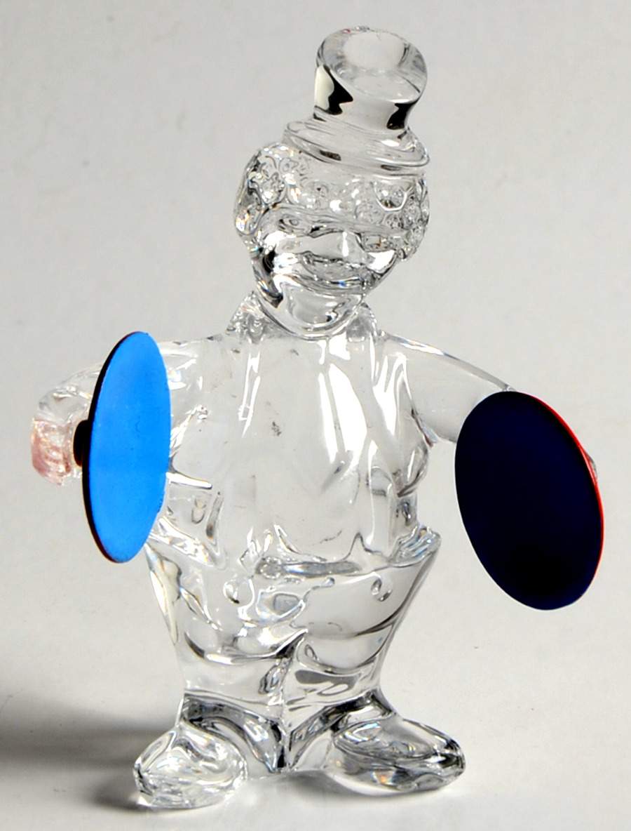 Merry Music Collection Clown With Cymbals - Boxed by Waterford Crystal-1