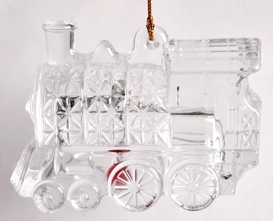Marquis Christmas Bell Ornament Train Bell Ornament - Boxed by Waterford Crystal-1