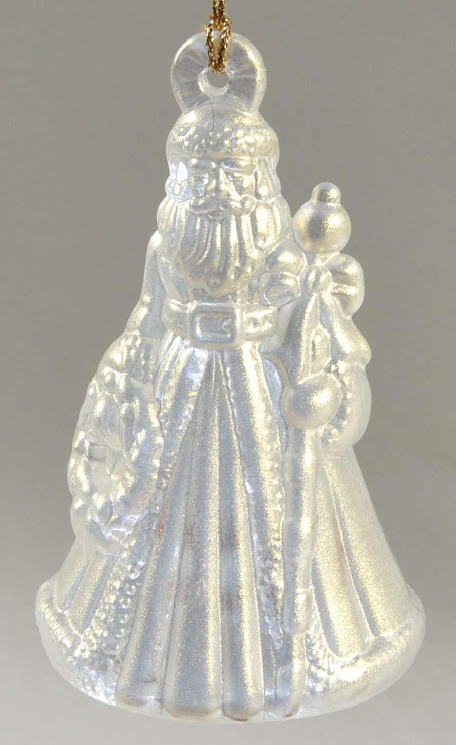 Marquis Christmas Bell Ornament Santa Gold Bell Ornament - Boxed by Waterford Crystal-1