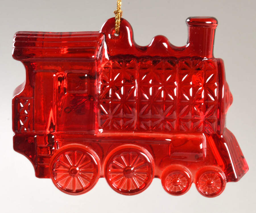 Marquis Christmas Bell Ornament Red Train Bell Ornament - Boxed by Waterford Crystal-1