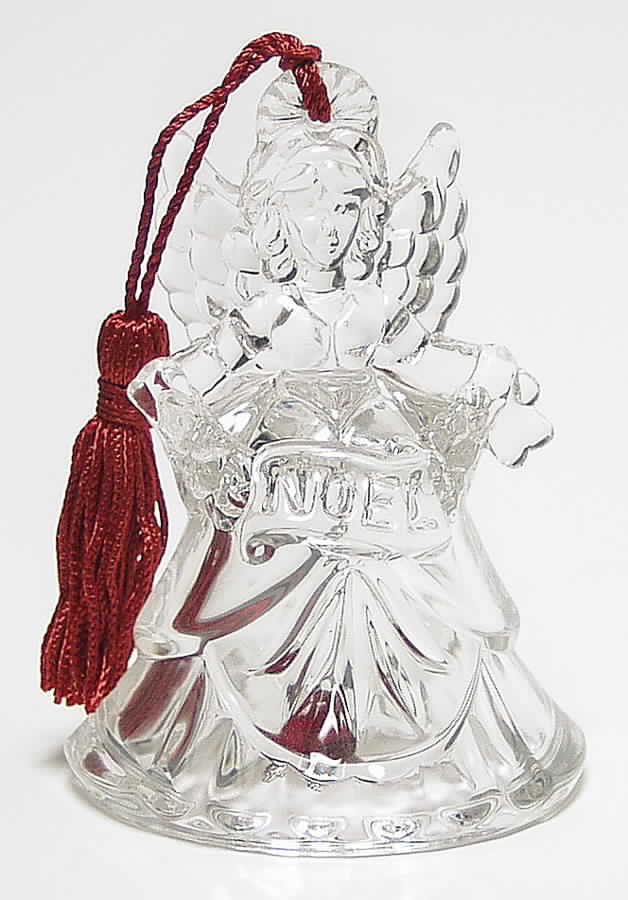 Marquis Christmas Bell Ornament Noel Angel Bell Ornament - Boxed by Waterford Crystal-1