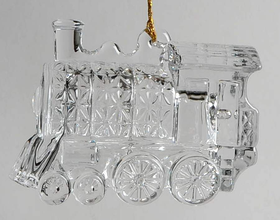 Marquis Christmas Bell Ornament Train Bell Ornament - Boxed by Waterford Crystal-1