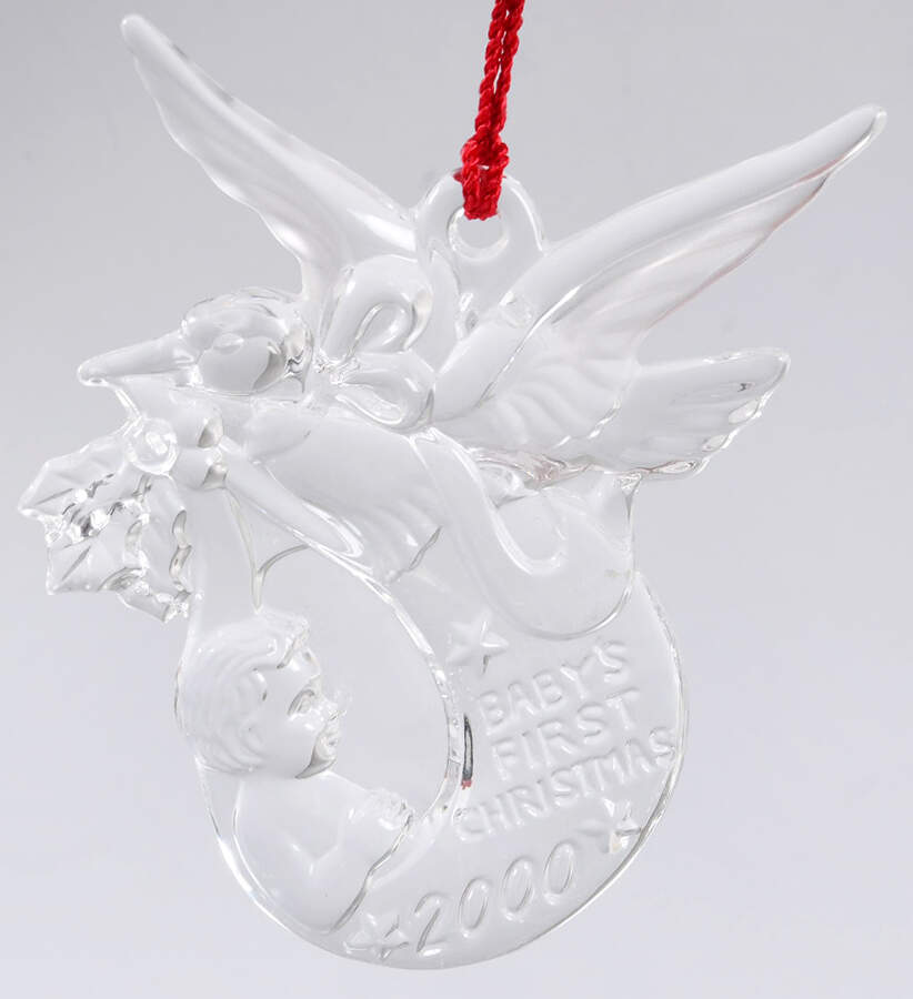Marquis Baby's First Christmas Stork - No Box by Waterford Crystal-1