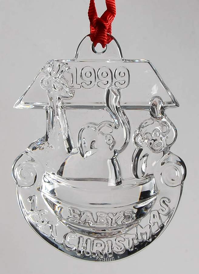 Marquis Baby's First Christmas 1999-Noah's Ark - No Box Nb1999 by Waterford Crystal-1