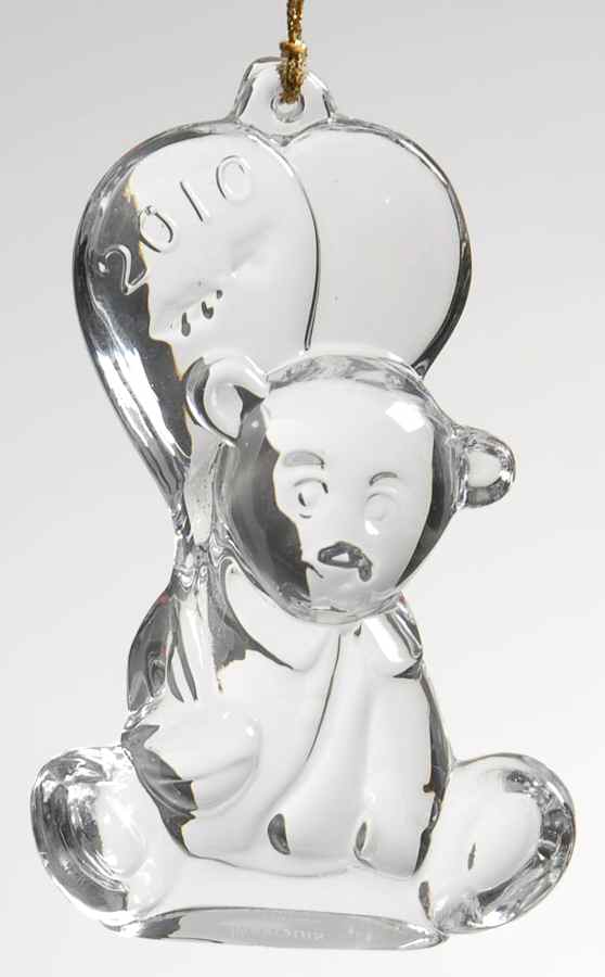 Marquis Baby's First Christmas Bear With Balloons - No Box by Waterford Crystal-1