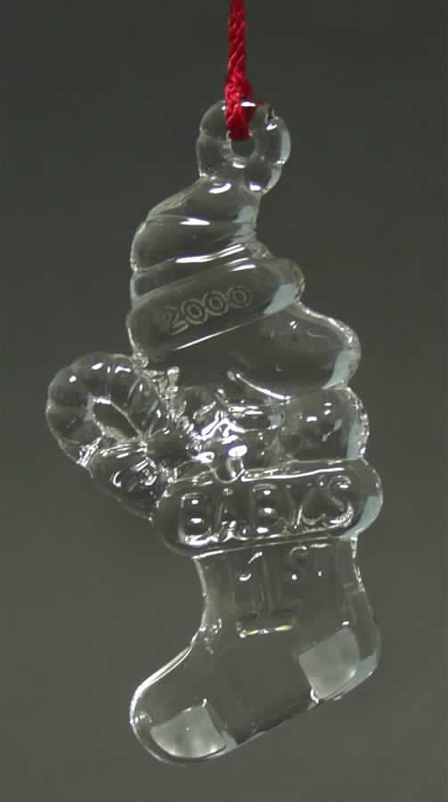 Baby's First Peanuts-Ornament Woodstock - No Box by Waterford Crystal-1