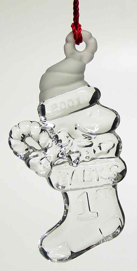Baby's First Peanuts-Ornament Woodstock - No Box by Waterford Crystal-1
