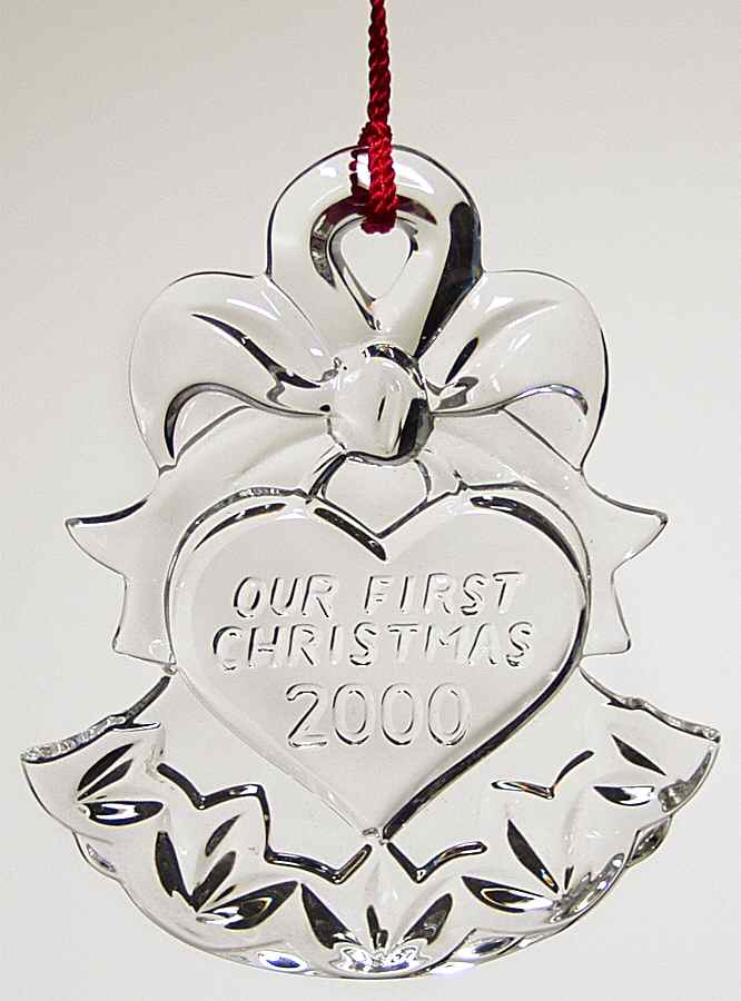 Marquis Our First Christmas Heart - With Box by Waterford Crystal-1