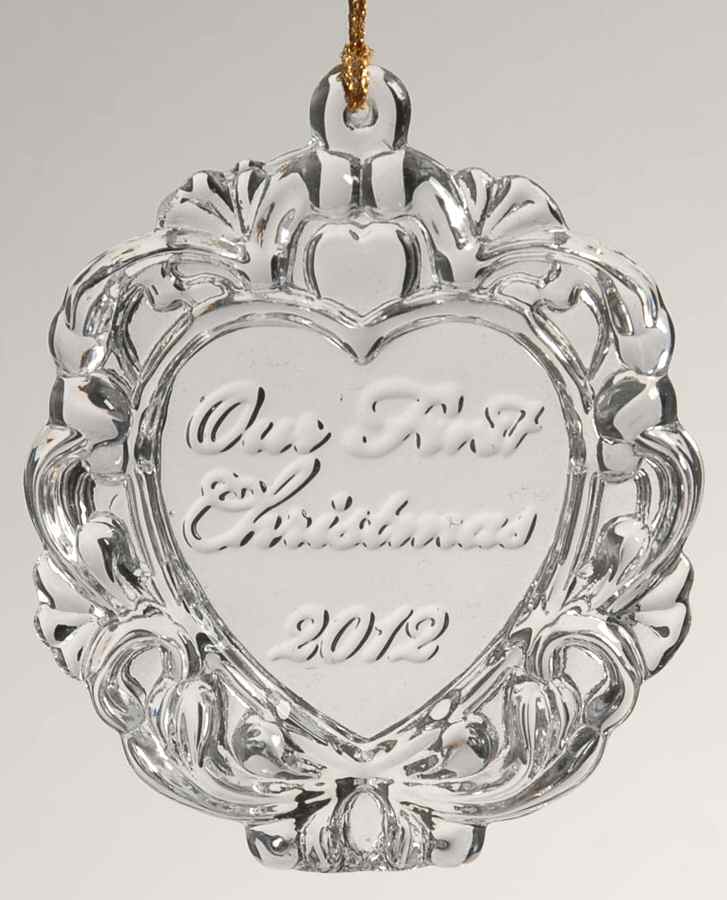Marquis Our First Christmas Heart  - No Box by Waterford Crystal-1