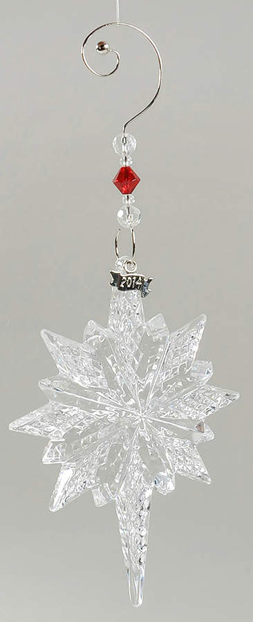 Crystal Star Ornament Snow Star-2014 - No Box by Waterford Crystal-1